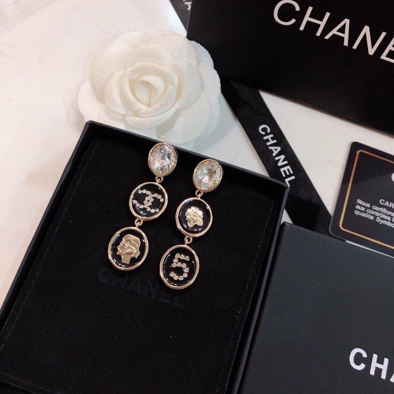 Ch*el earrings